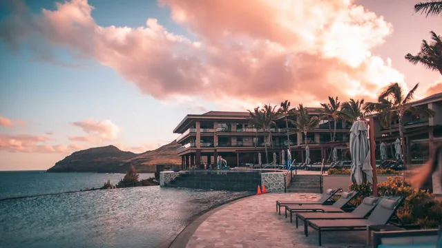Lüks otel dış görünümü Balayı için lüks otel dış görünümü