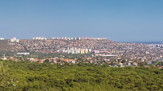 Antalya şehir panoramik manzarası - Antalya gezi rehberi